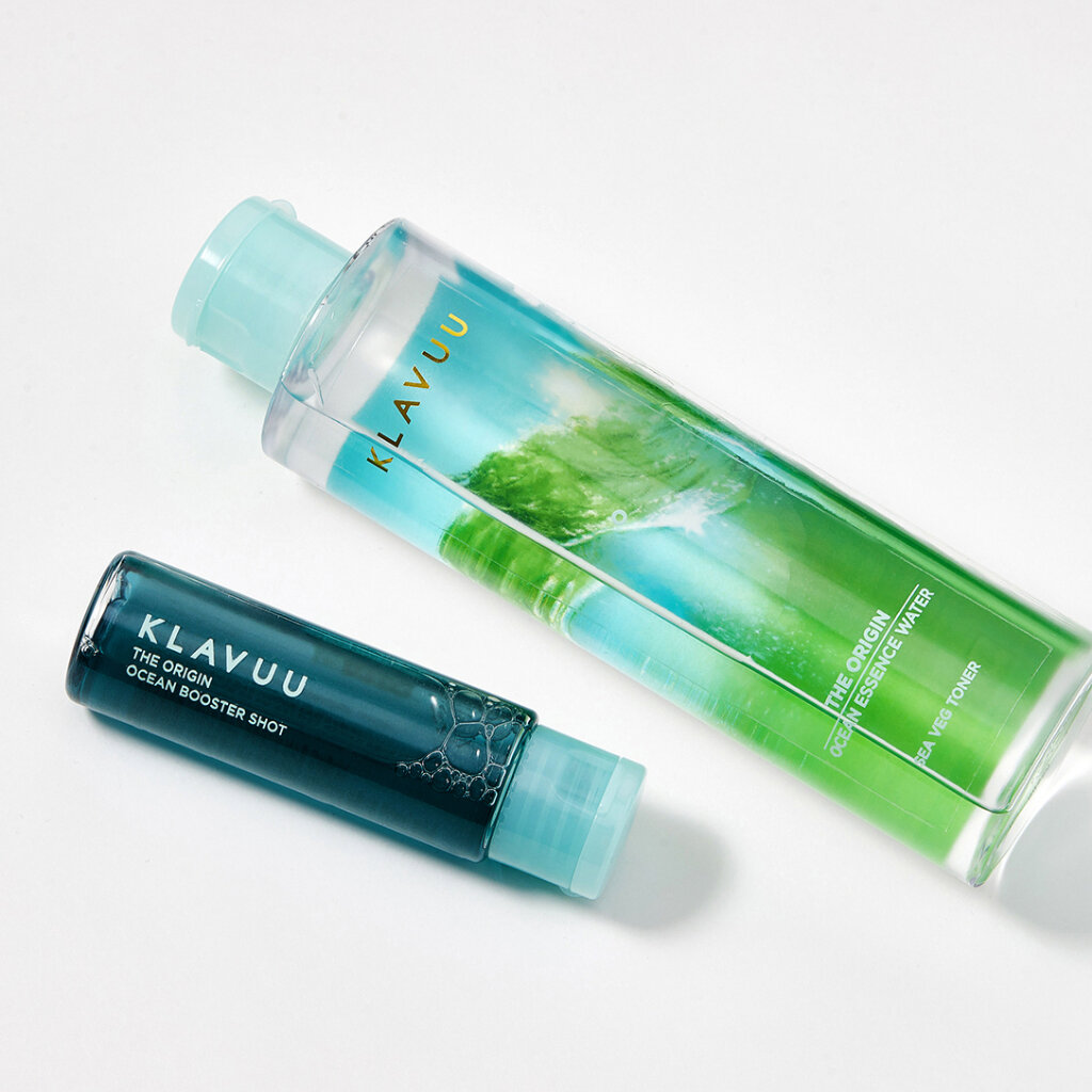Увлажняющий тонер-бустер для лица KLAVUU "The Origin Ocean", двухкомпонентный, с экстрактом водорослей — фото 1