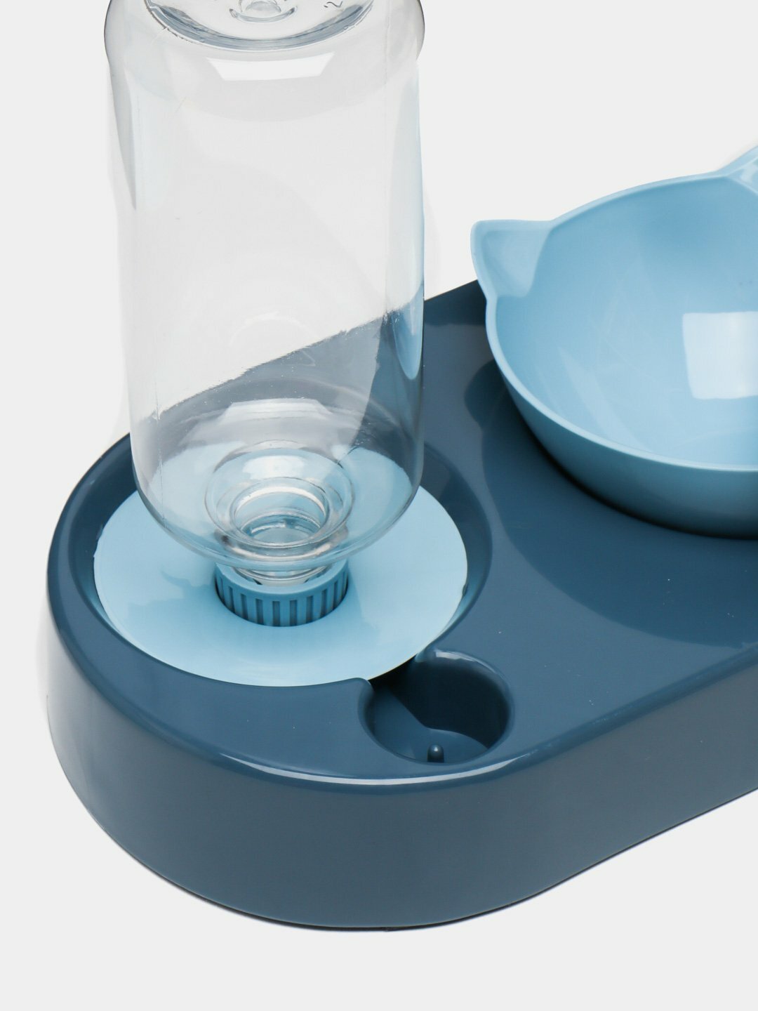 Автоматическая миска для воды и еды для кошек и щенков Индиго, — фото 1