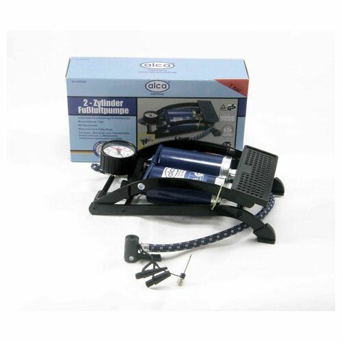Насос автомобильный Alca ножной 2-цилиндровый. 202000 Alca 202000