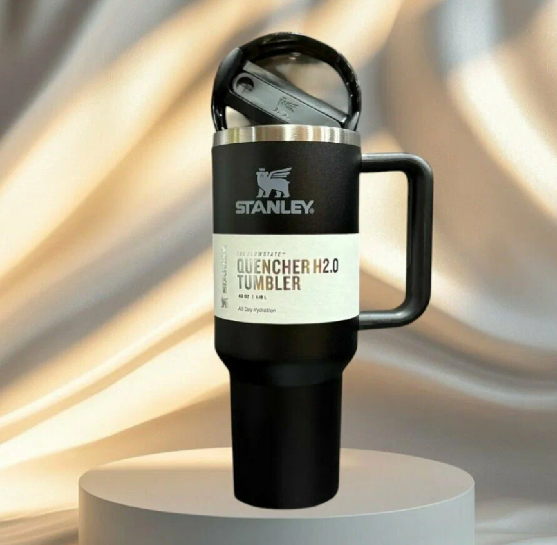 Термокружка из нержавеющей стали Stanley black 1.18л, Черная