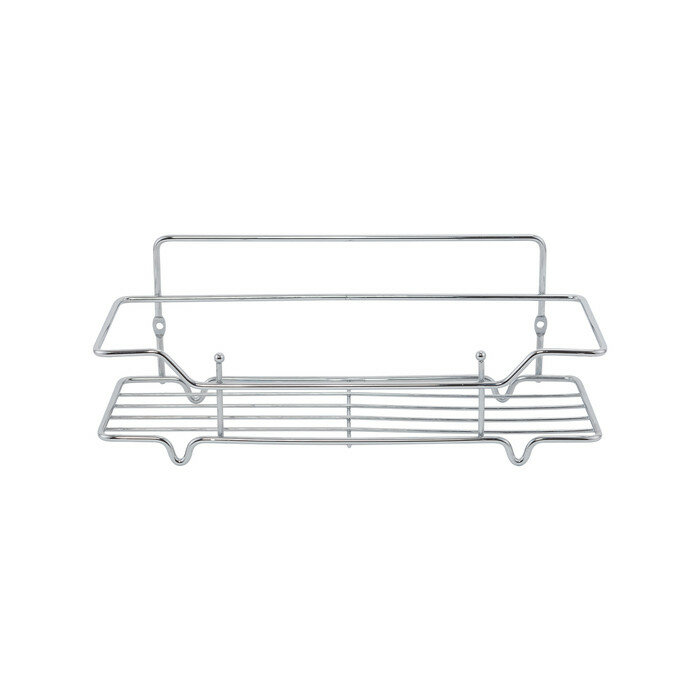 Полка для ванной Milardo Grid хром GRICS1CM44
