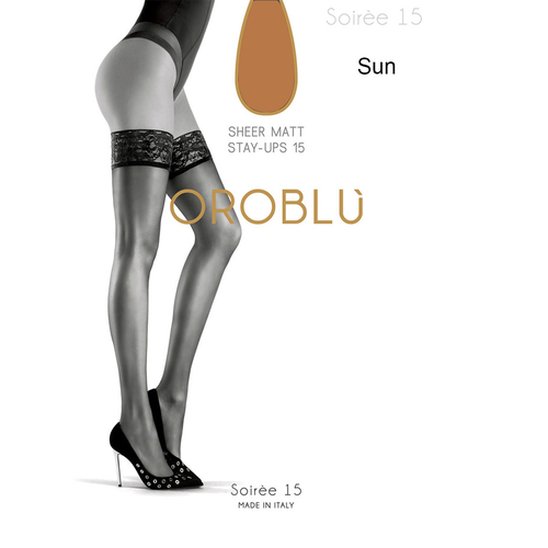фото Чулки oroblu soiree 15, размер 2/1, бежевый