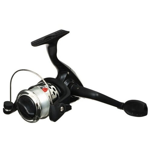 фото Катушка оснащённая fx200, 1 подшипник, 5.1:1, пластиковая шпуля, серебряная без бренда