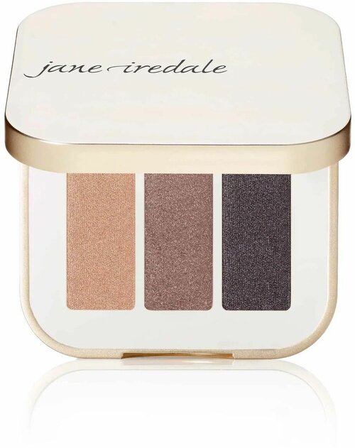 Jane Iredale, Тени тройные PurePressed, цвет: Brown Sugar, 2,8г