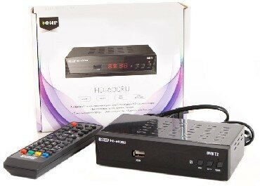 Ресивер цифровой (эфир HD-600RU DVB-T2/WI-FI/дисплей, металл)