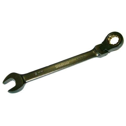 фото Ключ с трещеткой 17мм шарнирный skrab 44387