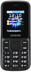 Сотовый телефон Digma Linx A172, черный