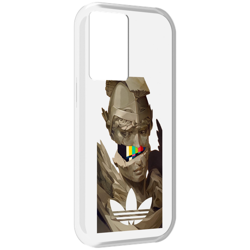 Чехол MyPads статуя-адидас для OnePlus Nord N20 SE задняя-панель-накладка-бампер