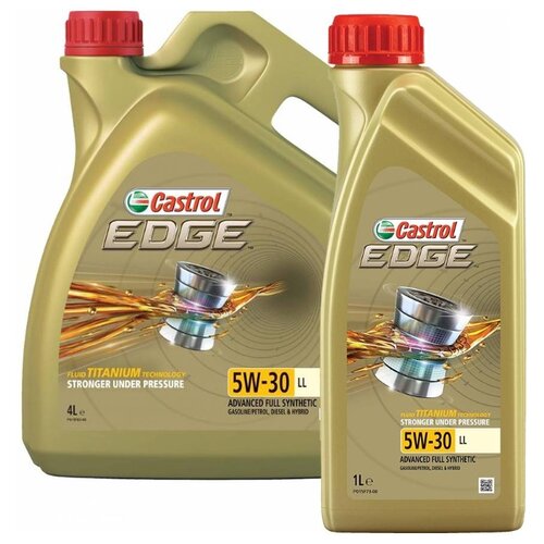 фото Моторное масло castrol edge 5w-30 ll 4+1 л