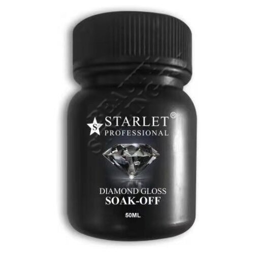 Starlet Professional Верхнее покрытие Diamond Top Gloss, прозрачный, 50 мл