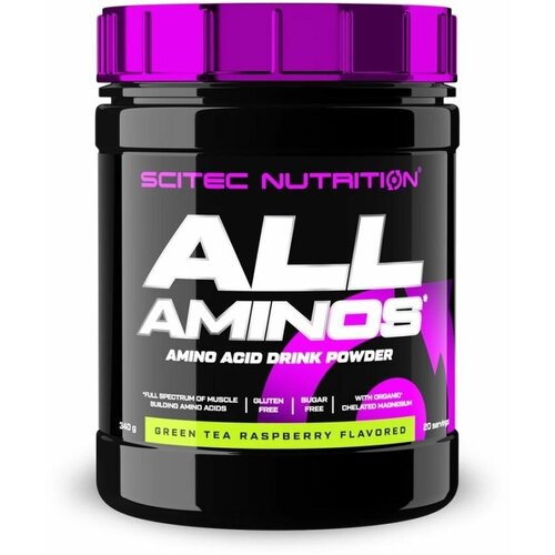 Scitec Nutrition All Aminos 340 г Зеленый чай-малина