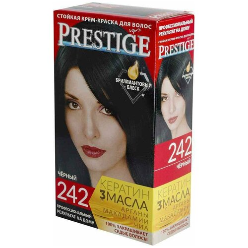 Престиж Крем-краска для волос VIPs Prestige 242 черный Болгария