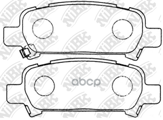 Колодки Тормозные Дисковые Pn7415 NiBK арт. PN7415