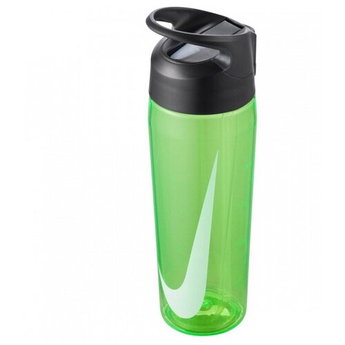 Бутылка для воды NIKE TR HYPERCHARGE STRAW BOTTLE 24 OZ, зеленый, белый, 710 мл.