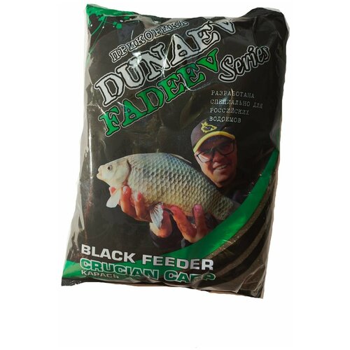 Дунаев Прикормка "DUNAEV-FADEEV" 1кг Black Feeder Crucian Carp