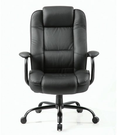 Кресло офисное BRABIX PREMIUM "Heavy Duty HD-002", усиленное, нагрузка до 200 кг, экокожа, 531829