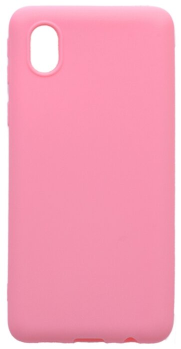 Чехол - накладка Soft Sense для Samsung Galaxy A01 Core / M01 Core розовый