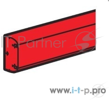 010463 DLP Кабель-канал с гибкой крышкой 105x35(короб+крышка) Legrand - фото №5