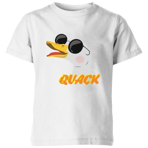 Футболка Us Basic, размер 4, белый мужская футболка утка quack l серый меланж