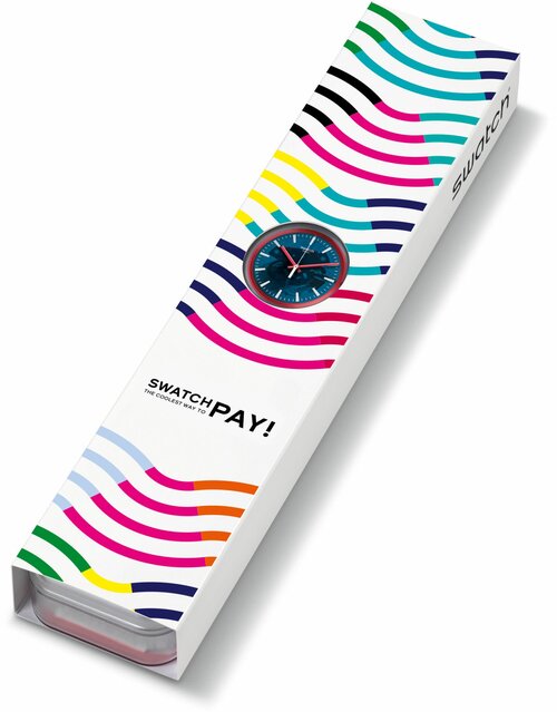 Наручные часы swatch, синий