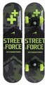 Скейтборд подростковый уличный STREET FORCE Skateboard /Нагрузка до 60кг/Длина 62 см/Ширина 16 см/Высота 10 см/Колесо PVC d=50 мм