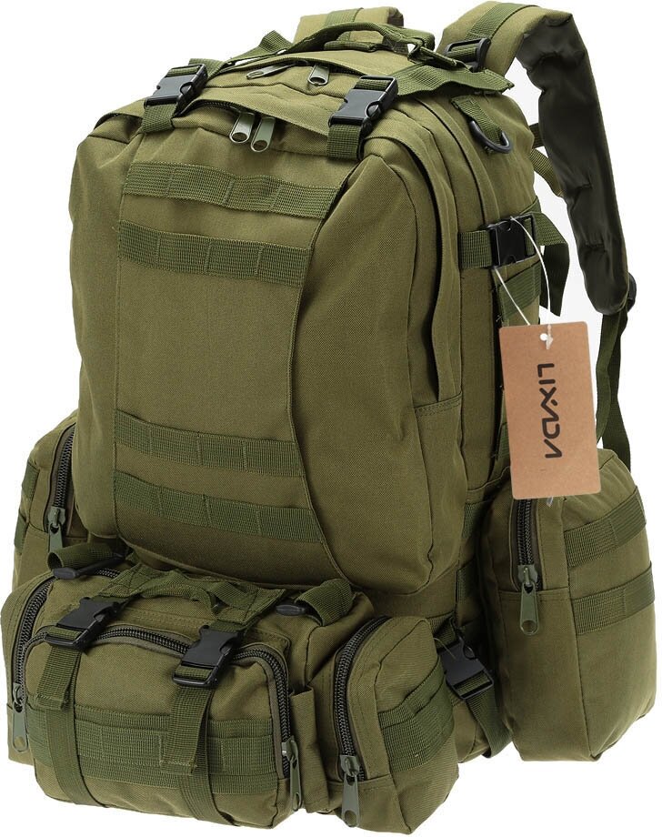 Рюкзак тактический GMV TK2 с подсумками 40 л, цвет хаки