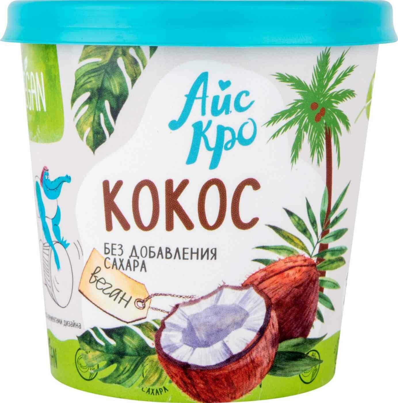 Creamzy мороженое кокосовое