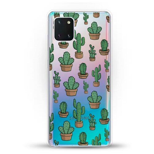 фото Силиконовый чехол кактусы на samsung galaxy note 10 lite andy & paul
