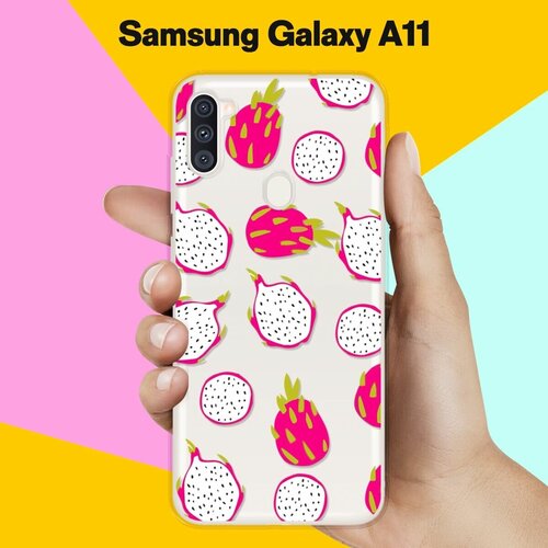 Силиконовый чехол Питайя на Samsung Galaxy A11 силиконовый чехол питайя на samsung galaxy a10