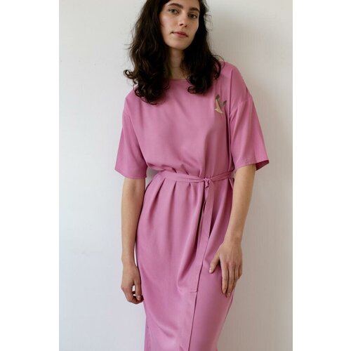 Платье Берегите Птиц, размер M, бежевый