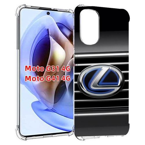 Чехол MyPads lexus-лексус-2 для Motorola Moto G31 4G / G41 4G задняя-панель-накладка-бампер чехол mypads lexus лексус 3 для motorola moto g31 4g g41 4g задняя панель накладка бампер