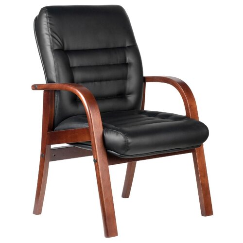 фото Стул рива m 155 d/b, дерево/искусственная кожа, цвет: черный