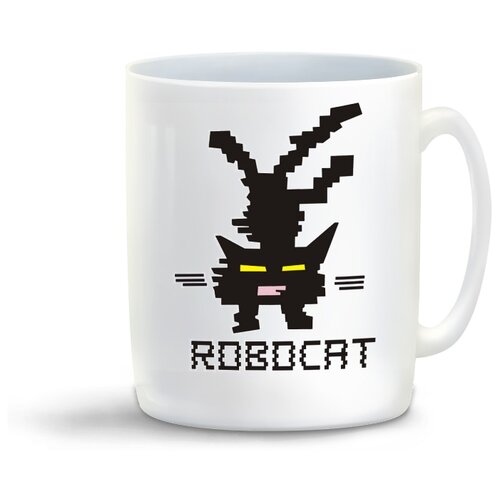 фото Кружка с приколом robocat coolpodarok