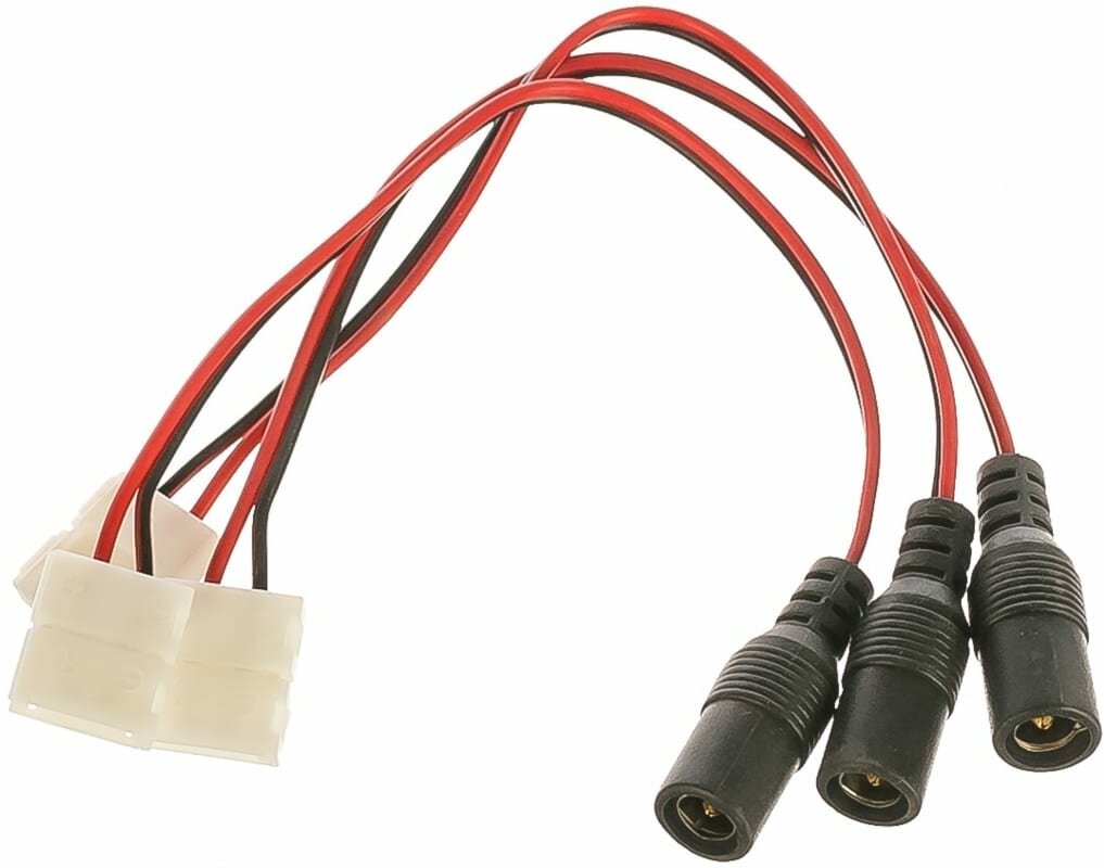Коннектор для светодиод ленты 5050 10мм (Jack5,5-провод-разъем) LS-connector-10mm-DU-IP20 ЭРА