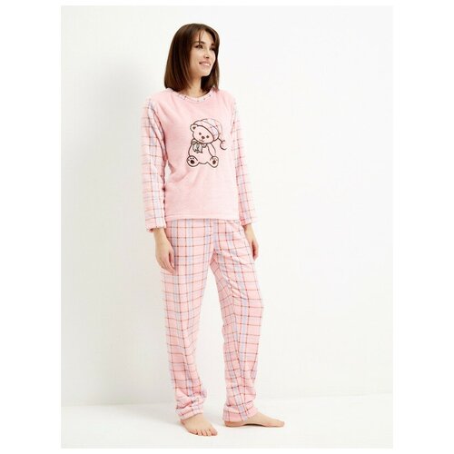 фото Домашний костюм зимний женский мсм-виктория 42 розовый msm victoria