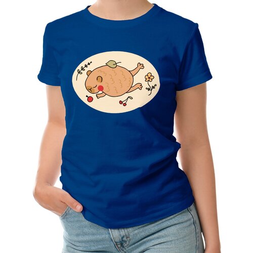 фото Футболка roly, размер l, синий