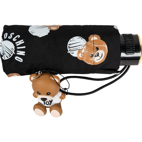 Зонт складной Moschino 8202-superminiA Pois and Bears Black