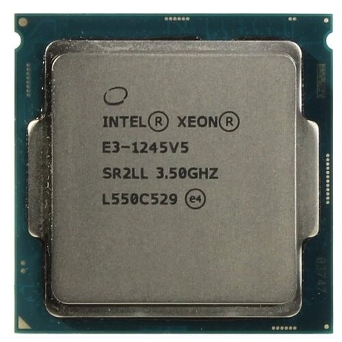 Процессор Intel Xeon E3-1245V5 LGA1151, 4 x 3500 МГц, OEM процессор intel xeon e3 1240v5 skylake lga1151 4 x 3500 мгц oem