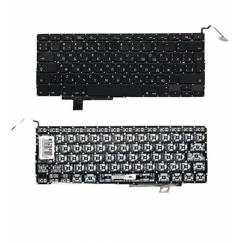 Keyboard Клавиатура для Apple MacBook Pro 17 A1297 Early 2009 Late 2011 Г-образный Enter RUS 1520₽