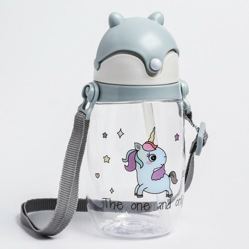 Поильник - непроливайка детский с силиконовой трубочкой 350 мл цвет микс 715₽