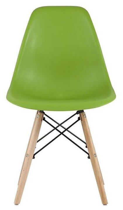 Комплект стульев RIDBERG DSW EAMES (2 шт., материал сиденья: полипропилен, цвет зеленый) - фотография № 11