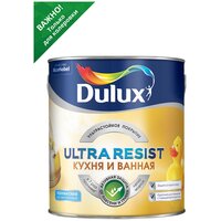 Краска для кухни и ванной латексная Dulux Ultra Resist полуматовая база BC 2,5 л.