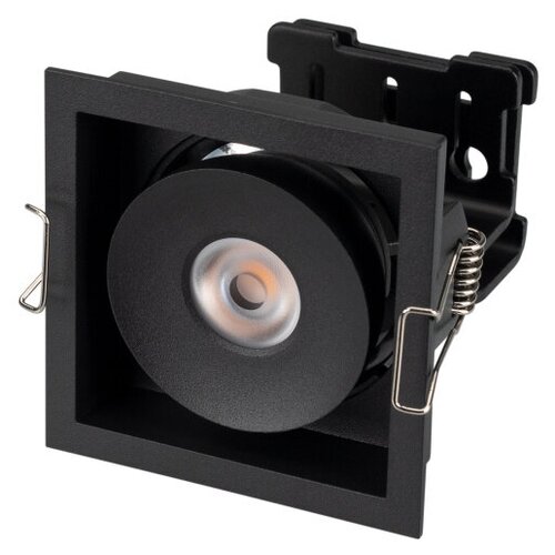 Arlight  CL-SIMPLE-S80x80-9W Warm3000 (BK, 45 deg)