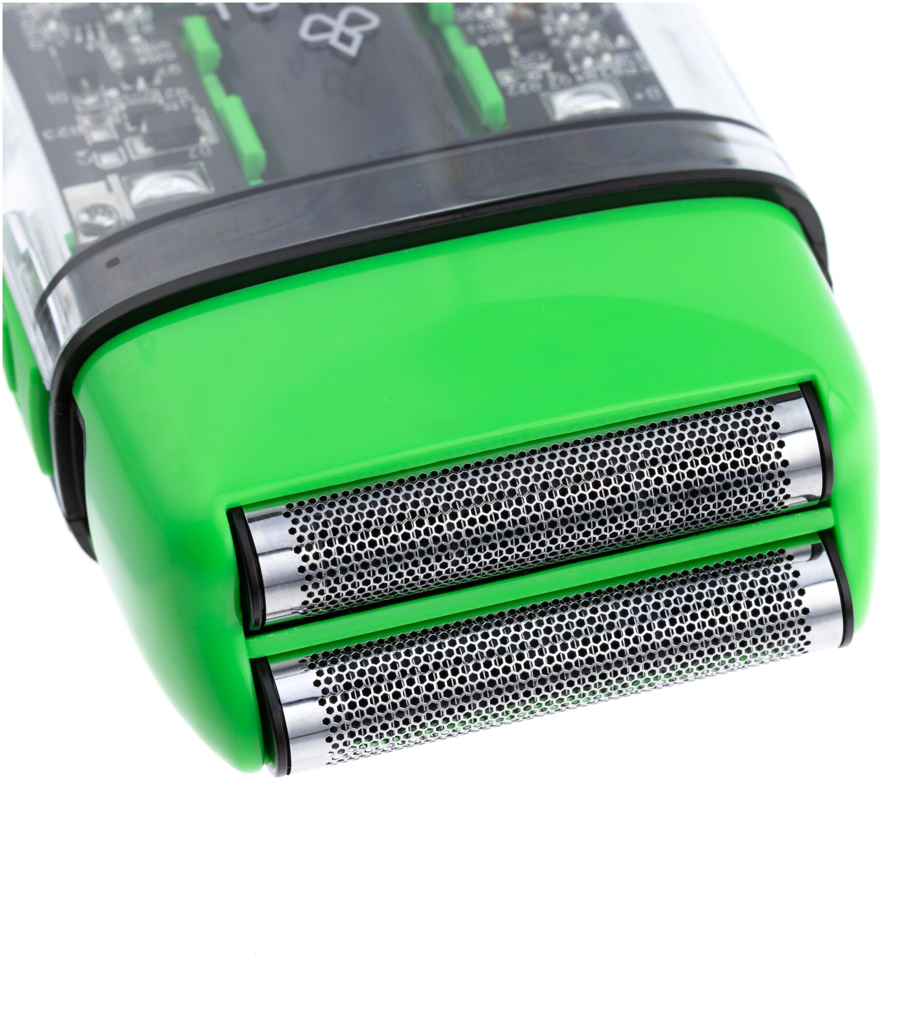 Шейвер для проработки контуров и бороды DEWAL PRO BARBER STYLE NEON GREEN 03-082 Green зеленый - фотография № 2