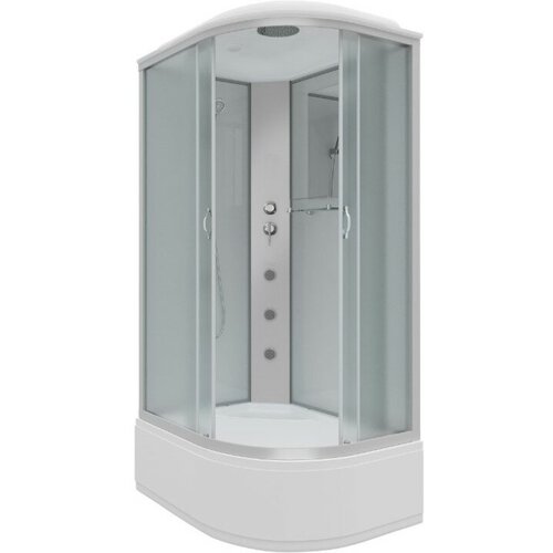 Душевая кабина Niagara NG-2310-14LG (1200х800х2150) высокий поддон, стекло матовое душевая кабина niagara ng 2310 l матовое стекло высокий поддон 120х80 см серебро