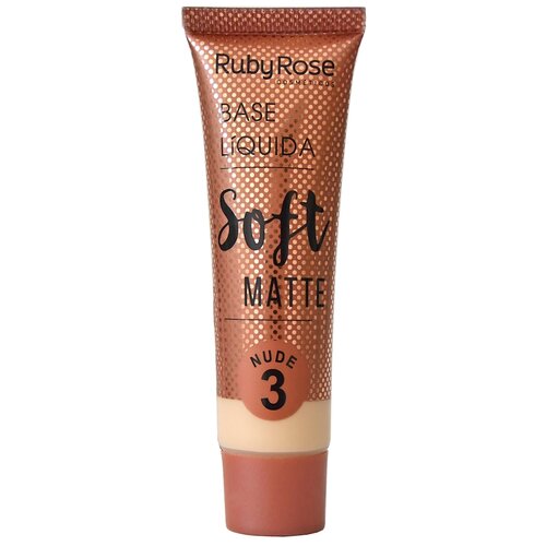 Ruby Rose тональная основа Soft Matte, 29 мл/79 г, оттенок: nude 3