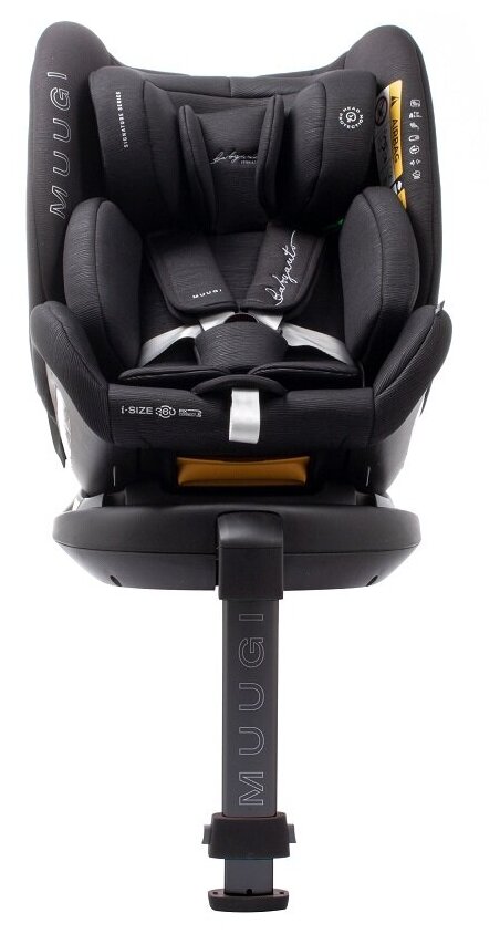 Автокресло 0+/1/2/3 BabyAuto Muugi i-Size Black Line