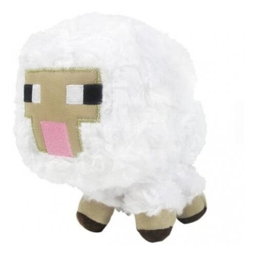 Мягкая игрушка Jazwares Minecraft Овца, 13 см, бежевый