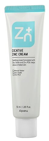 APIEU Cicative Zinc Cream Крем для лица с цинком, 55 мл