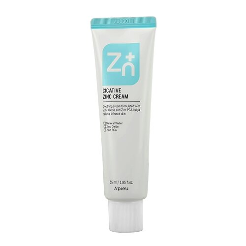 A'PIEU Cicative Zinc Cream Крем для лица с цинком, 55 мл